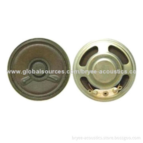 Raw Speaker, Measures 45.0 x 9.1mm, Middle Range for Telecom Devices